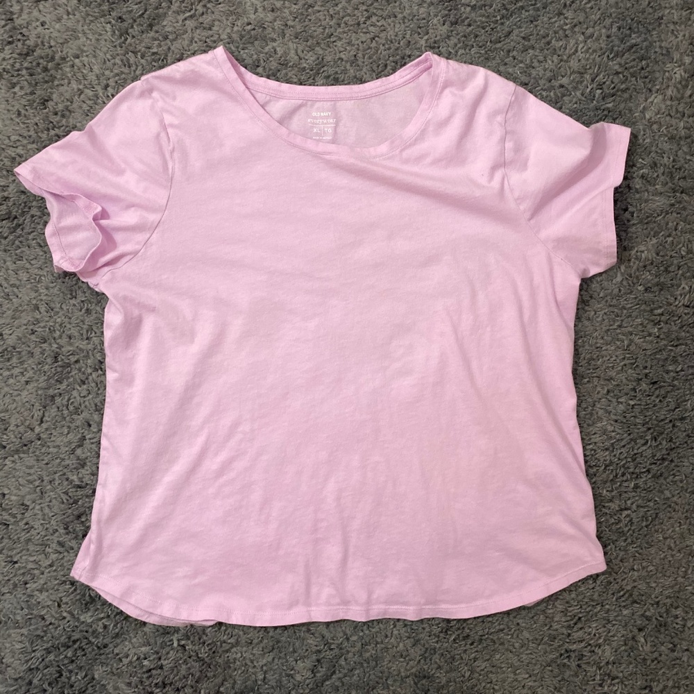 Old Navy Wear Everywhere Pink T-Shirt XL
